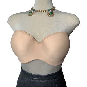 LILYETTE  Beige Strapless padded Bra Size 36 D